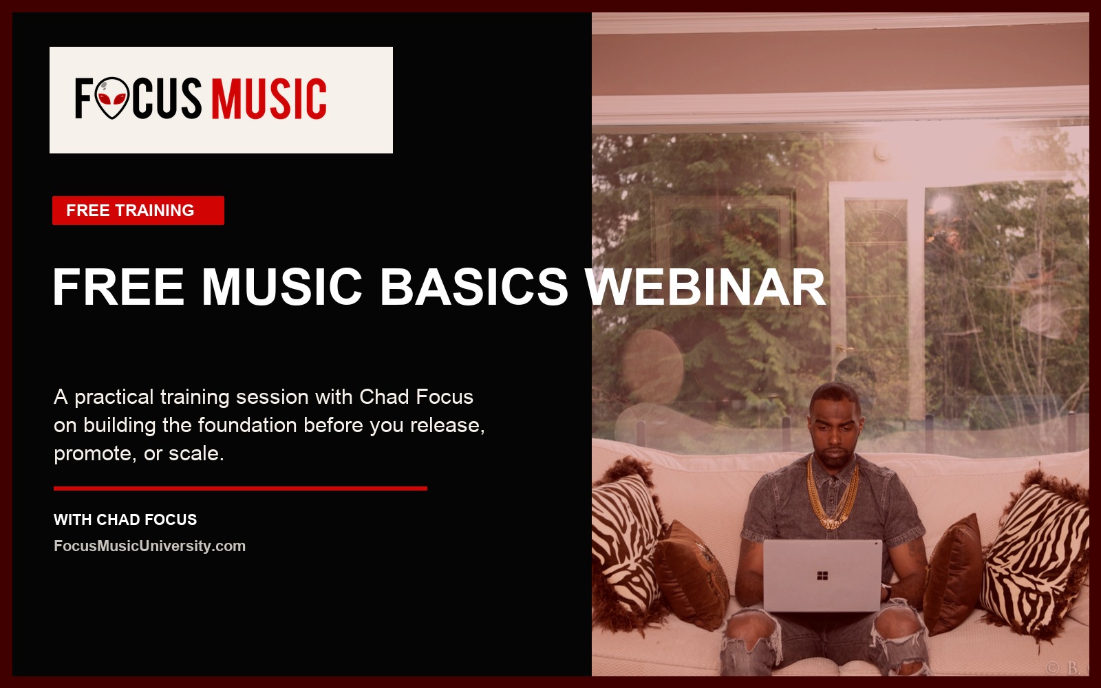 Focus Music University free webinar